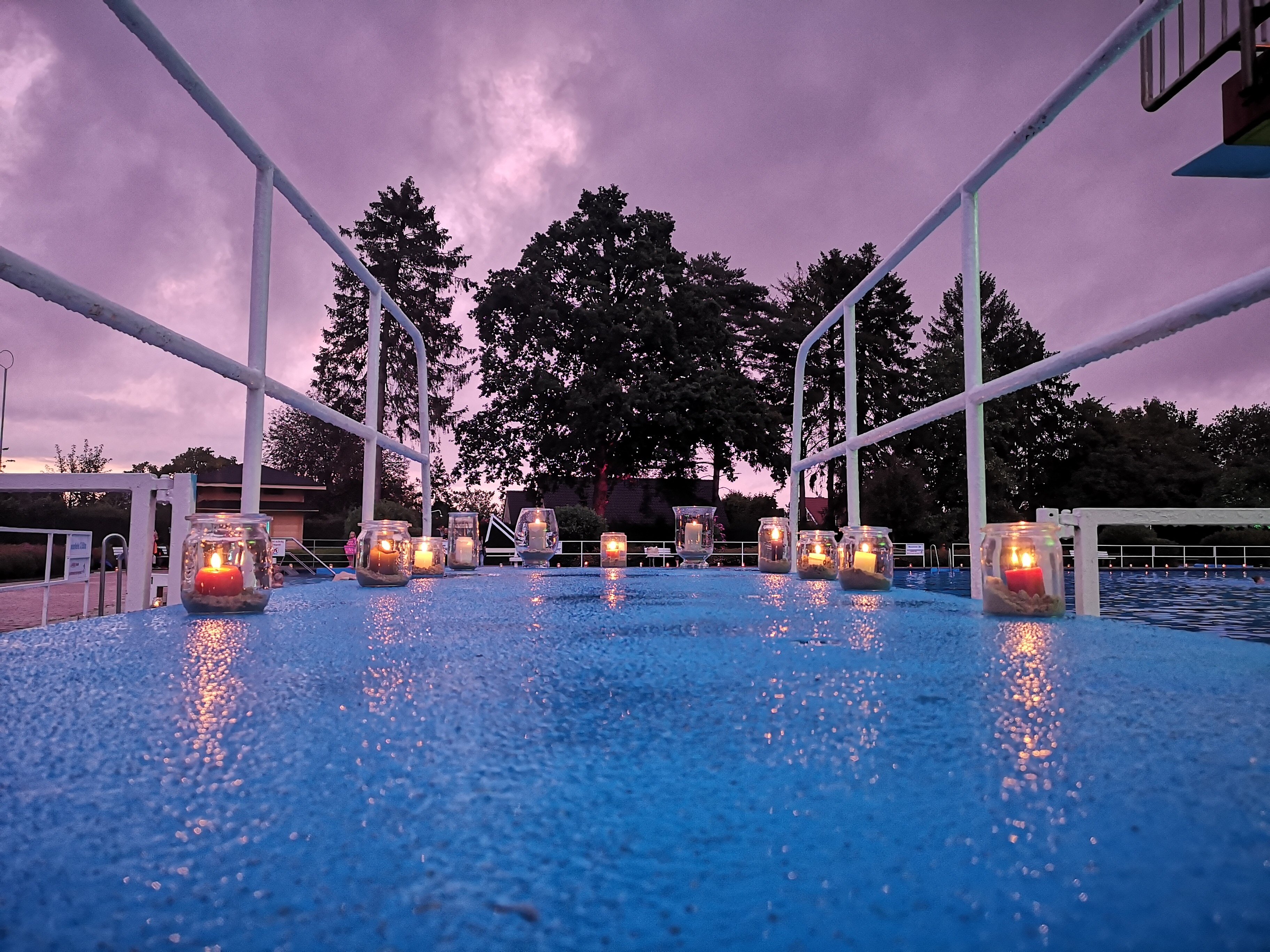 Kerzenscheinschwimmen