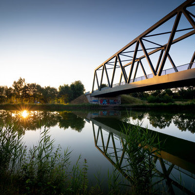 Siegerfoto des letzten Fotowettbewerbs - Brücke - Kanal - M. Domke