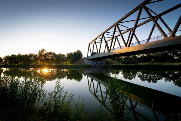 Siegerfoto des letzten Fotowettbewerbs - Brücke - Kanal - M. Domke