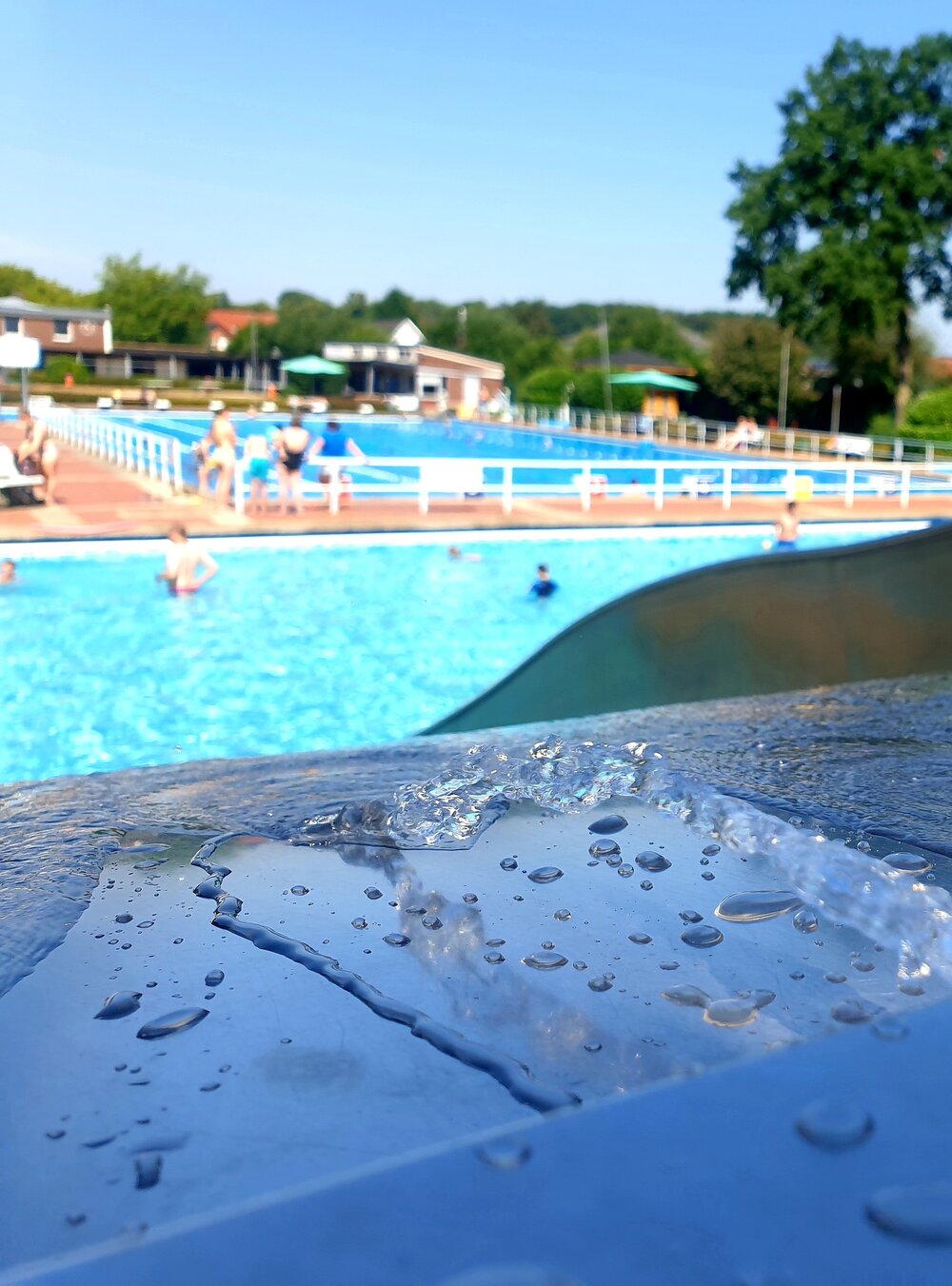 Freibad Bullerteich -Rutsche