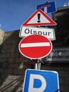 verschiedene Verkehrsschilder