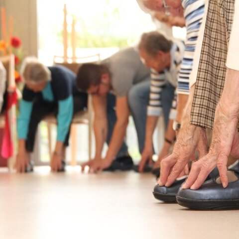 Senioren Stuhl Sport Gymnastik