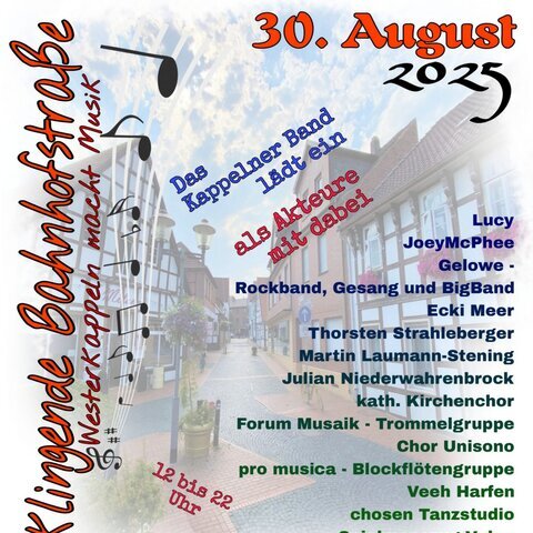 Musikfest Bahnhofstraße 2025