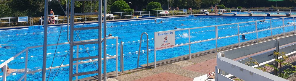 Freibad 50m Becken 