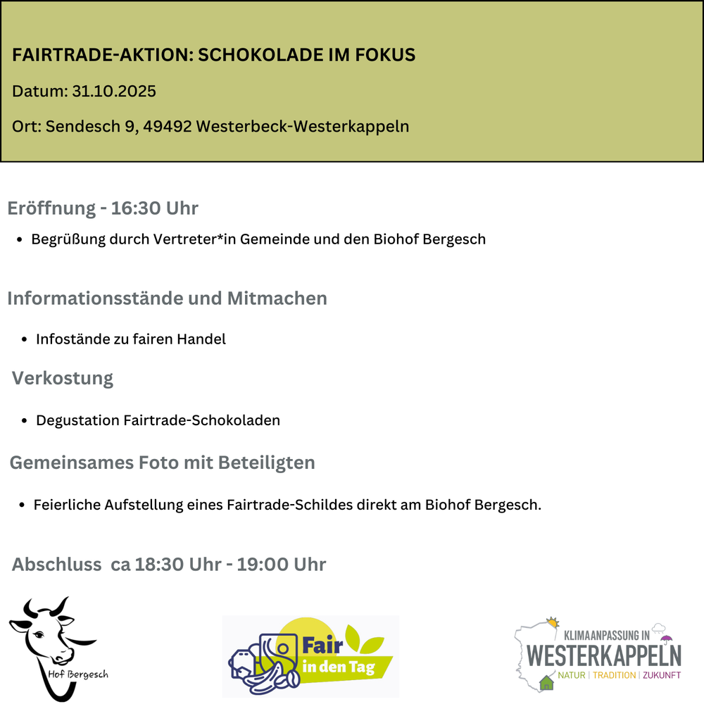 Eröffnung - 1630 Uhr