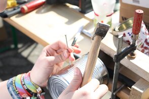 Basteln Dose Hand werken