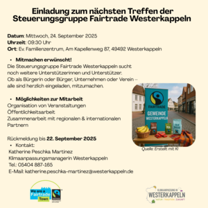 Steuerungsgruppe Einladung