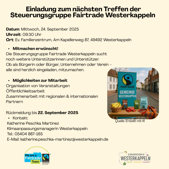 Steuerungsgruppe Einladung