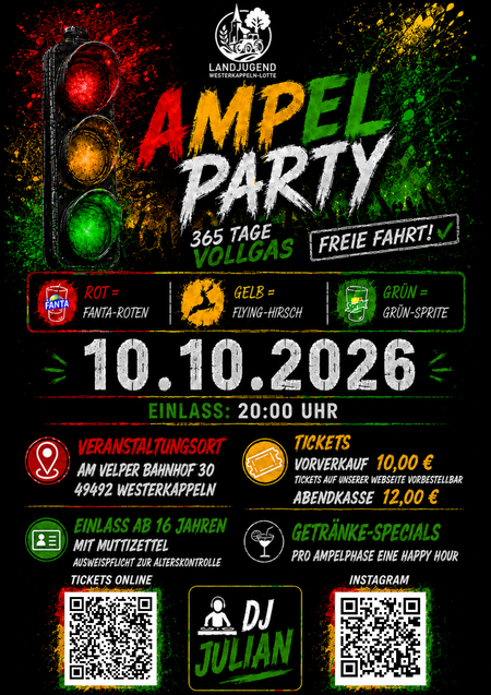 Plakat mit allen wichtigen Infos