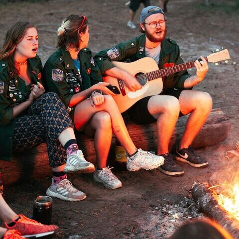 Lagerfeuer singen
