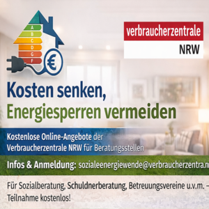 Angebote Kosten Senken, Energiesperren vermeiden