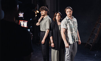 Emil Schwarz, Stefanie Wallenhorst, Marlon Schwarz v.l.