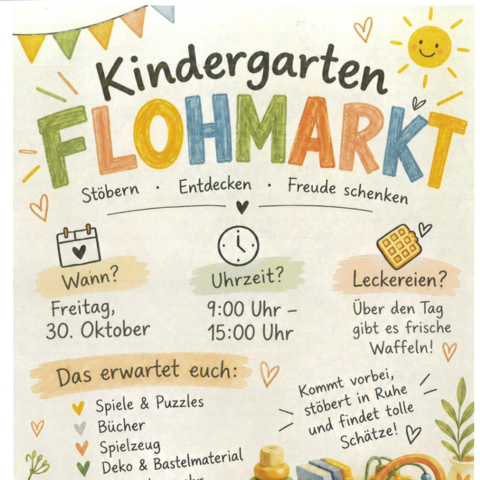 KiGa Anne Frank Flohmarkt 30.10.2026