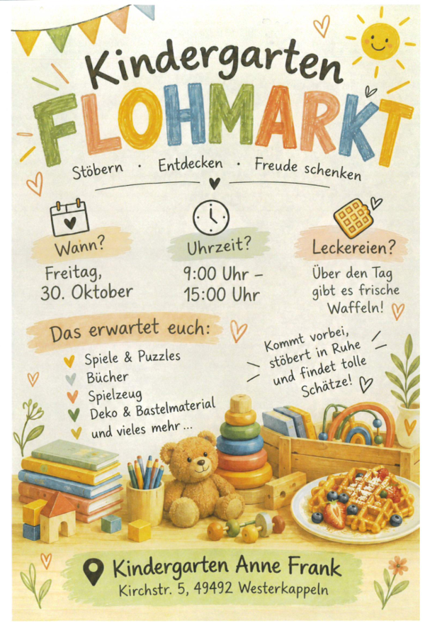 KiGa Anne Frank Flohmarkt 30.10.2026