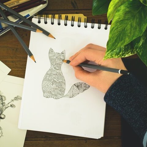Zeichnen Katze