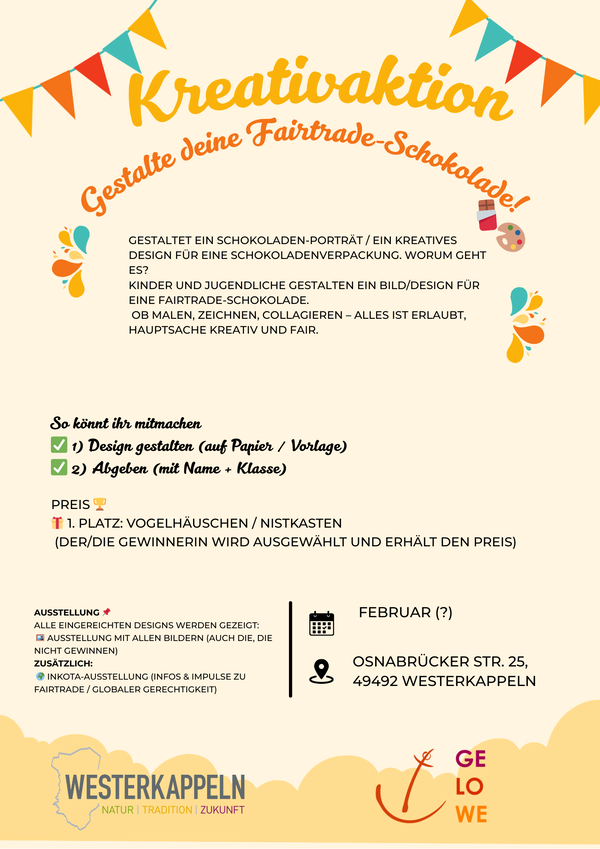 Orange Yellow Playful Illustrative Food Fair Poster (1)