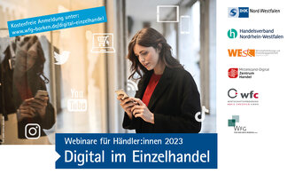 Digital im Einzelhandel Plakat