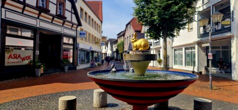 Hasenbrunnen Kreuzplatz Ortskern