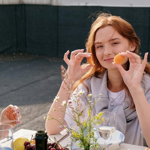 Schüler Essen Picknick