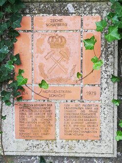 Morgensternschacht Tafel
