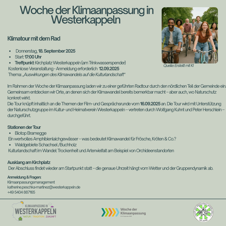 Klimatour mit dem Rad