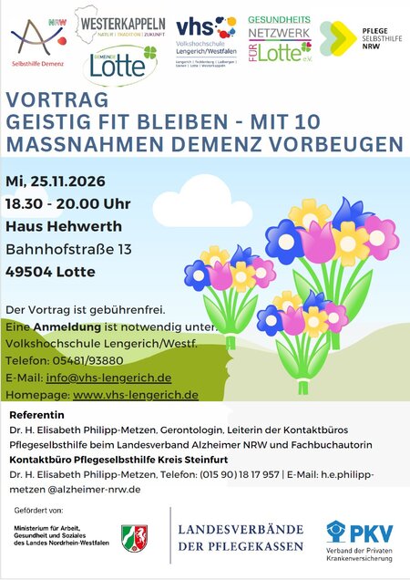 Vortrag Geistig fit bleiben